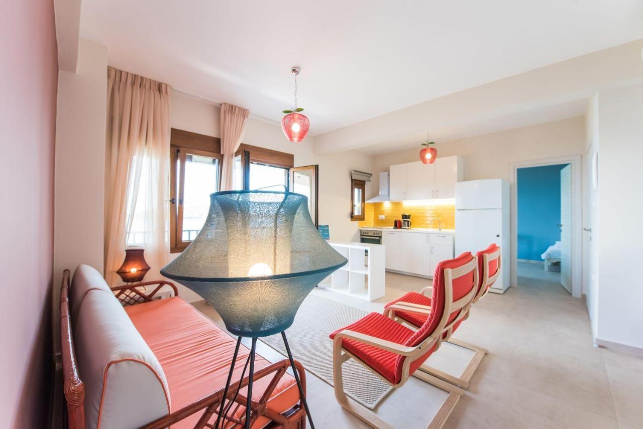 #Flh - Nereus & Oceanus Beachfront Apartments, Lagonisi Beach Ormos Panagias Eksteriør billede