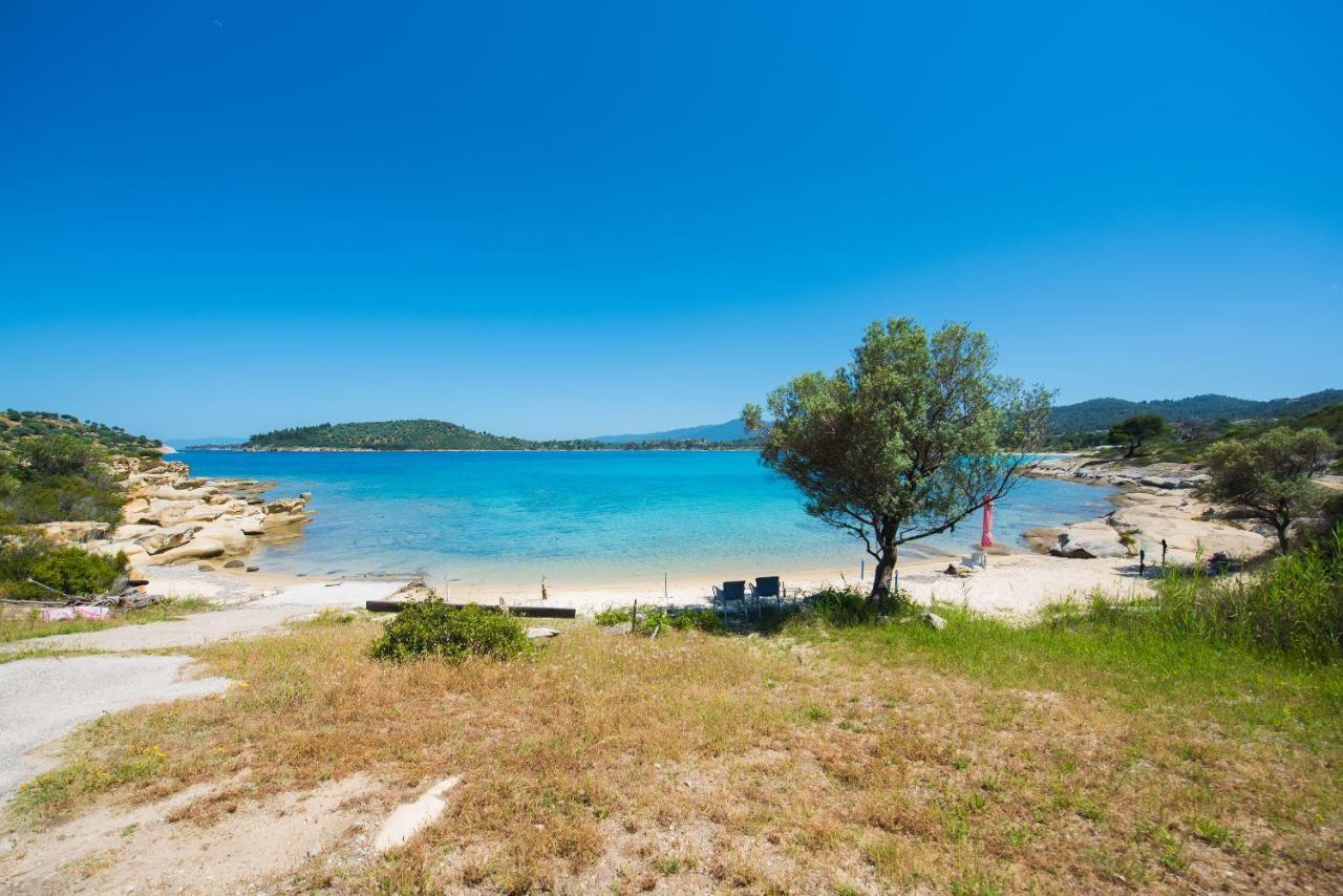 Nereus & Oceanus Beachfront Apartments, Lagonisi Beach #Feelslikehome Ormos Panagias Eksteriør billede