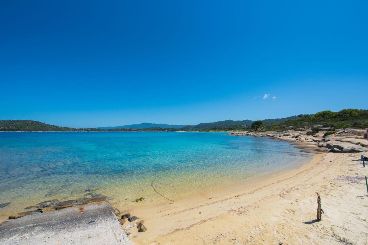 Nereus & Oceanus Beachfront Apartments, Lagonisi Beach #Feelslikehome Ormos Panagias Eksteriør billede