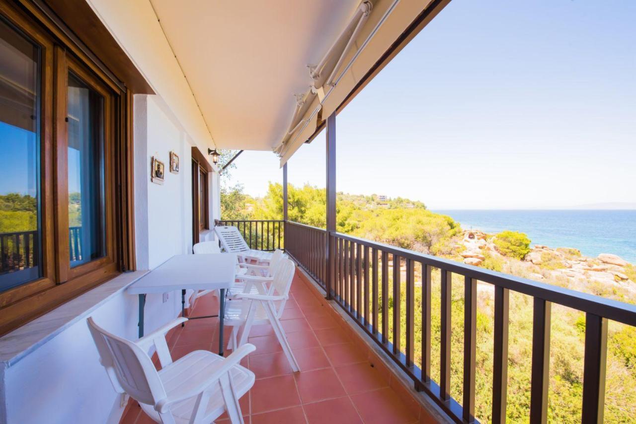 #Flh - Nereus & Oceanus Beachfront Apartments, Lagonisi Beach Ormos Panagias Eksteriør billede